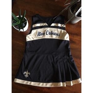 Little Girl’s NEw Orleans SAINTS Cheer Outfit